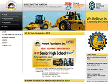 Tablet Screenshot of monarkfoundation.org